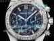 Swiss 11 Clone Audemars Piguet Royal Oak Ladies 7750 Watch Blue Dial Baguettes (4)_th.jpg